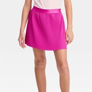 All In Motion | Pleated Sporty Skort Magenta Pink, Girls Size Medium (8)